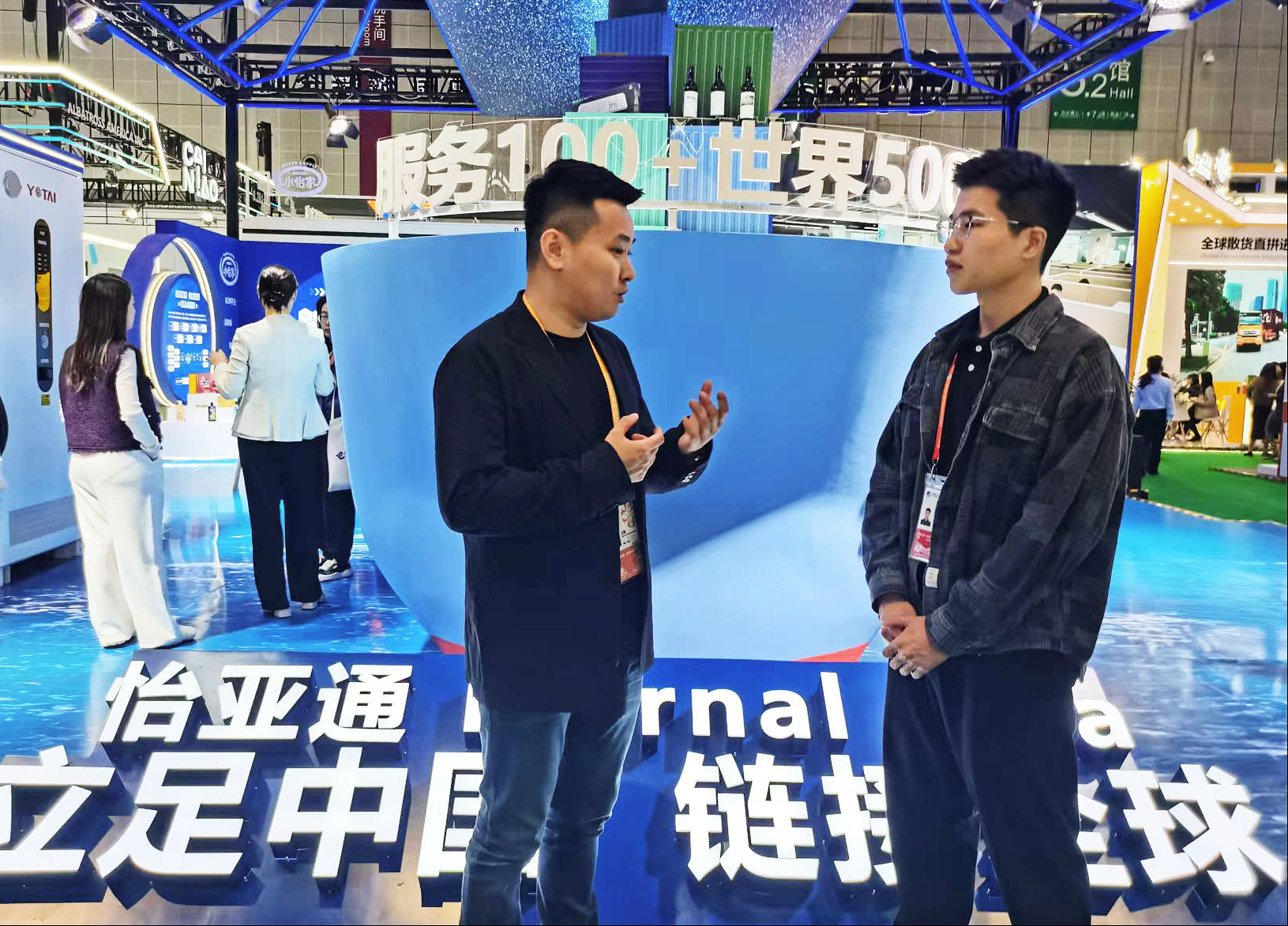 进博故事丨ok138cn太阳集团古天乐王辉：进博会促进商业和文化交流